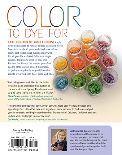 Hand Dyeing Yarn and Fleece: Custom-Color Your Favorite Fibers with Dip-Dyeing, Hand-Painting, Tie-Dyeing, and Other Creative Techniques