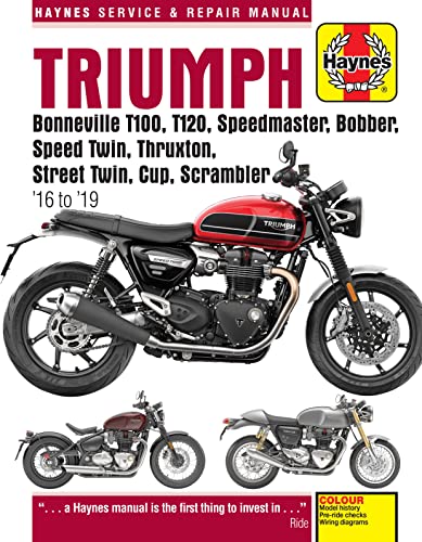 Triumph Bonneville T100/Bobber/Thruxton/Street/Scrambler Haynes (Paperback)