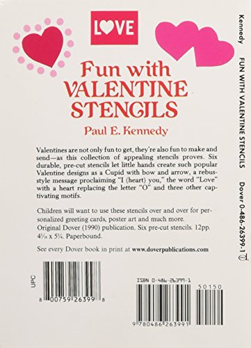 Fun With Valentine Stencils (Dover Stencils)