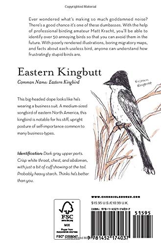 The Field Guide to Dumb Birds of North America (Bird Books, Books for Bird Lovers, Humor Books)