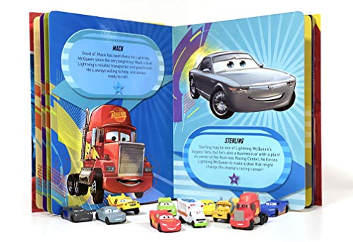 Phidal - Disney/Pixar Cars 3 My Busy Book -10 Figurines and a Playmat