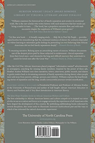 Help Me to Find My People: The African American Search for Family Lost in Slavery (The John Hope Franklin Series in African American History and Culture)