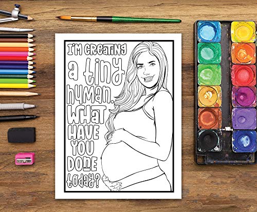 Preggers: An Adult Coloring Book for Pregnant Women