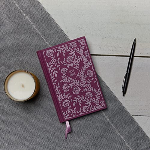 KJV, Thinline Bible, Compact, Cloth over Board, Purple, Red Letter, Comfort Print: Holy Bible, King James Version