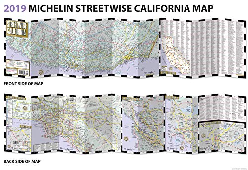 Streetwise California Map: Laminated State Road Map of California