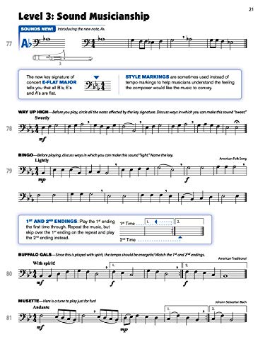 Sound Innovations for Concert Band, Bk 1: A Revolutionary Method for Beginning Musicians (Trombone), Book & Online Media