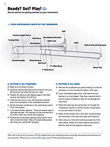 Sound Innovations for Concert Band, Bk 1: A Revolutionary Method for Beginning Musicians (Trombone), Book & Online Media