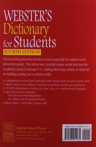 Webster's Dictionary for Students, Fourth Edition