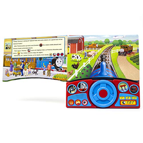 Thomas & Friends - Let's Go Thomas! Interactive Steering Wheel Sound Book - PI Kids (Steering Wheel Book)