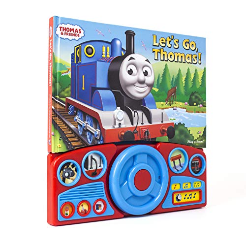 Thomas & Friends - Let's Go Thomas! Interactive Steering Wheel Sound Book - PI Kids (Steering Wheel Book)