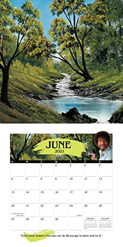 Bob Ross 2021 Wall Calendar