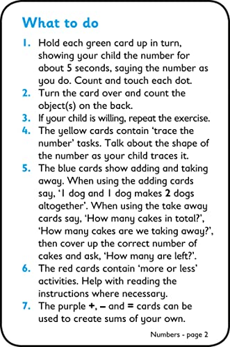 Numbers Flashcards: 52 Cards (Collins Easy Learning Preschool)