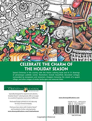 Creative Haven Country Christmas Coloring Book (Creative Haven Coloring Books)