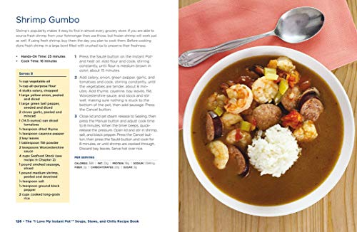 The "I Love My Instant Pot®" Soups, Stews, and Chilis Recipe Book: From Chicken Noodle Soup to Lobster Bisque, 175 Easy and Delicious Recipes ("I Love My" Cookbook Series)