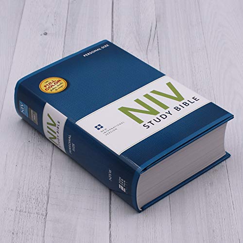 NIV Study Bible, Personal Size, Hardcover, Red Letter Edition