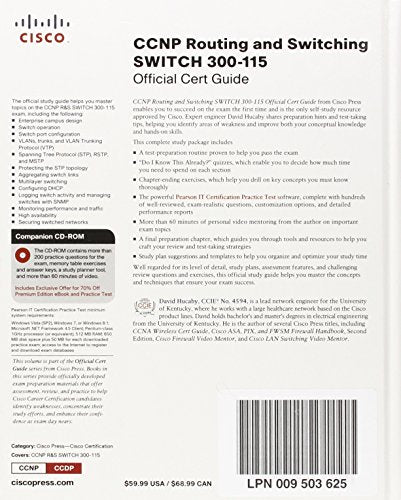 CCNP Routing and Switching Switch 300-115 Official Cert Guide