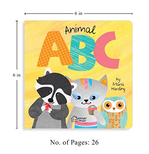 Animal ABC : Playful animals teach A to Z (Board Book)