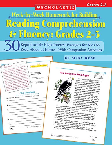 Week-by-Week Homework for Building Reading Comprehension & Fluency: Grades 2–3: 30 Reproducible High-Interest Passages for Kids to Read Aloud at ... Building Reading Comprehension and Fluency)