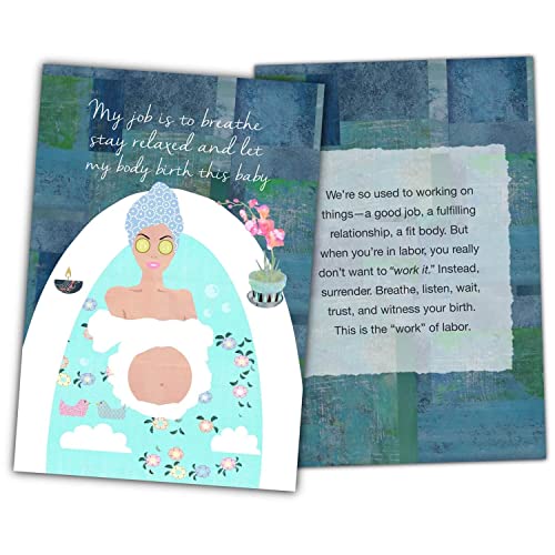 Mama Natural Pregnancy Affirmation Cards - 50 Beautiful Mama Natural Cards to Inspire & Empower You Along Your Pregnancy Journey | Affirmation Cards for Women, Gifts for New Mom