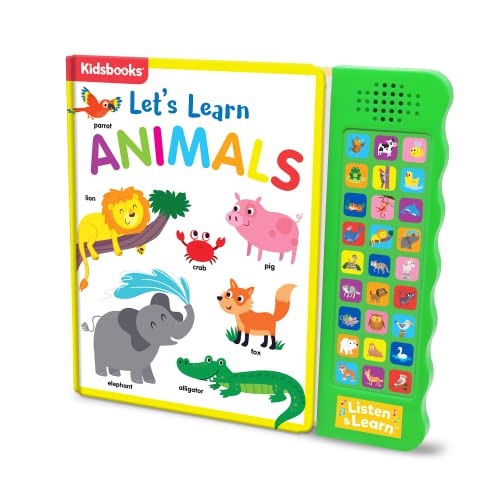 Let's Learn Animals-With 27 Fun Sound Buttons, this Book is the Perfect Introduction to Animals!