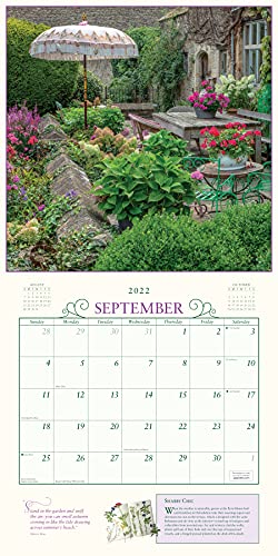 Secret Garden Wall Calendar 2022: A year of photographs that transport you to a garden sanctuary.