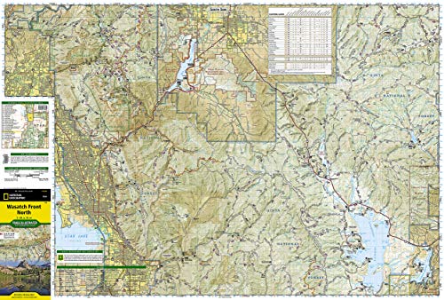 Wasatch Front North Map (National Geographic Trails Illustrated Map, 709)