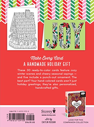 Create-Your-Own Handmade Christmas Cards: 30 Cards & Envelopes to Color, Including 5 Pop-Out Ornaments