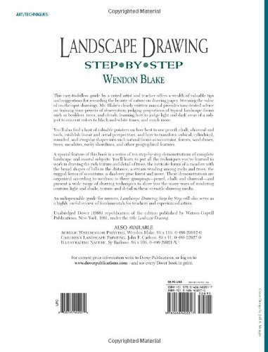 Landscape Drawing Step by Step (Dover Art Instruction)