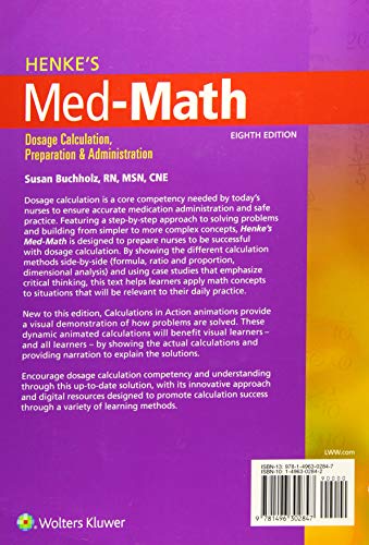 Henke's Med-Math: Dosage Calculation, Preparation, and Administration