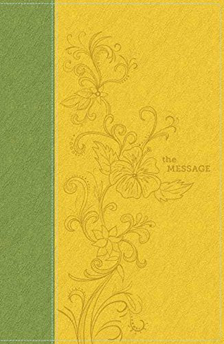 The Message Deluxe Gift Bible (Leather-Look, Sunlight/Grass): The Bible in Contemporary Language