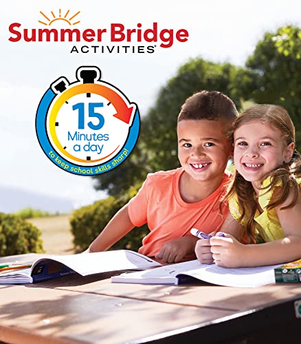 Summer Bridge Activities 6th to 7th Grade Workbooks, Math, Reading Comprehension, Writing, Science, Social Studies, Fitness Summer Learning, 7th Grade Workbooks All Subjects With Flash Cards