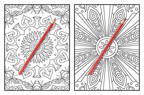 100 Magical Patterns: An Adult Coloring Book with Fun, Easy, and Relaxing Coloring Pages