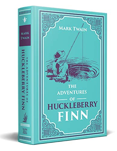 The Adventures of Huckleberry Finn Mark Twain Classic (Essential Reading, Adventure, Huck Finn, Required Literature), Ribbon Page Marker, Perfect for Gifting