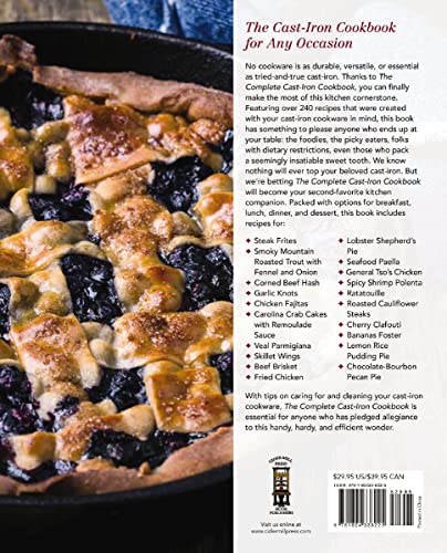 The Complete Cast Iron Cookbook: A Tantalizing Collection of Over 240 Recipes for Your Cast-Iron Cookware (Complete Cookbook Collection)