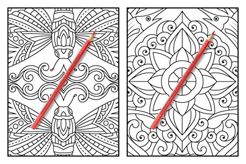 100 Magical Patterns: An Adult Coloring Book with Fun, Easy, and Relaxing Coloring Pages