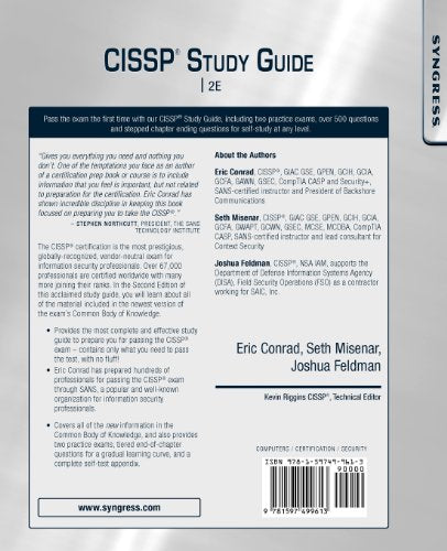 CISSP Study Guide