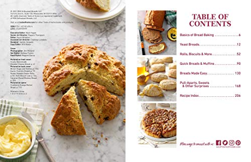 Taste of Home Breads: 100 Oven-fresh loaves, rolls, biscuits and more (TOH Mini Binder)