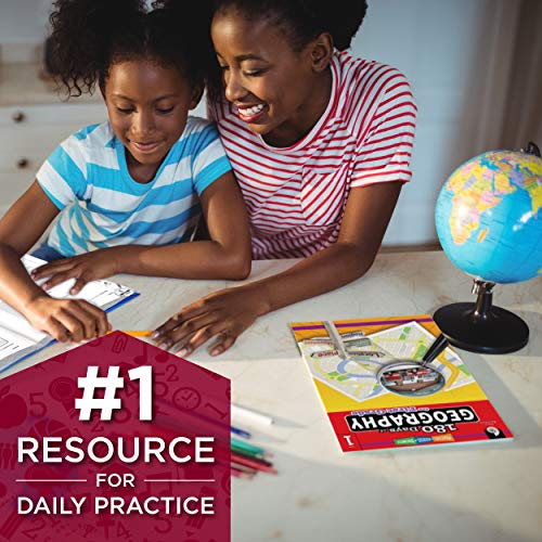 180 Days of Social Studies: Grade K - Daily Geography Workbook for Classroom and Home, Cool and Fun Practice, Kindergarten Elementary School Level ... to Build Skills (180 Days of Practice)