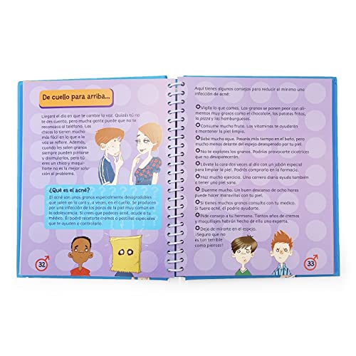 Solo Para Chicos (Just For Boys) ¿Qué me está pasando? Mi pubertad (A Book About Growing Up) Spanish Edition; de 8 a 14 años, Ages 8-14