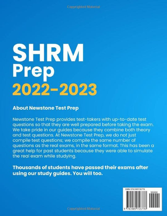 SHRM Prep 2022-2023: CP and SCP Study Guide + 480 Test Questions and Detailed Answer Explanations for the Society for Human Resource Management Exams