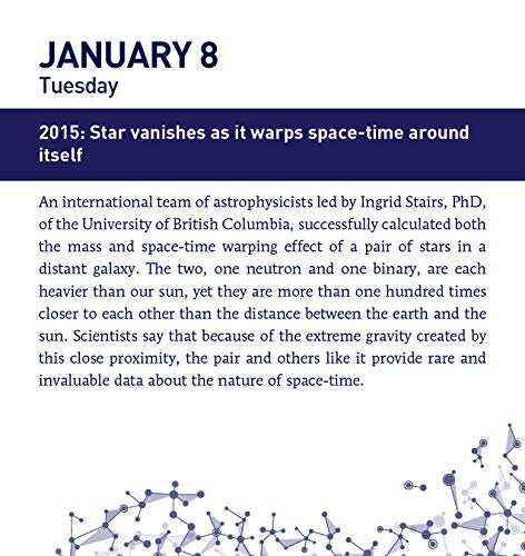 2019 This Day in Science Boxed Calendar: 365 Groundbreaking Discoveries, Inspiring People, and Incredible Facts