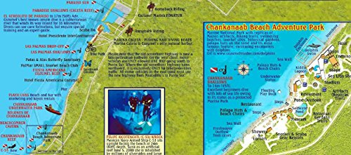 Cozumel Dive & Adventure Guide Franko Maps Waterproof Map