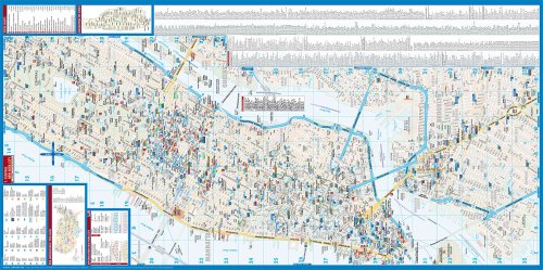 Laminated New York City Streets Map by Borch (English Edition)