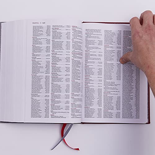 The NKJV, Open Bible, Leathersoft, Brown, Red Letter, Comfort Print: Complete Reference System