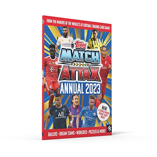 Match Attax Annual 2023: The Match Attax Annual 2023 is the ultimate companion to the thrilling world of football. Featuring facts, stats, activities and puzzles from the game’s superstars.