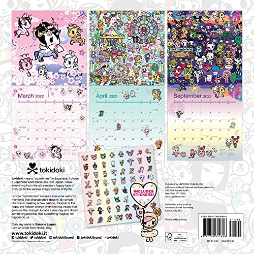 tokidoki 2022 Wall Calendar