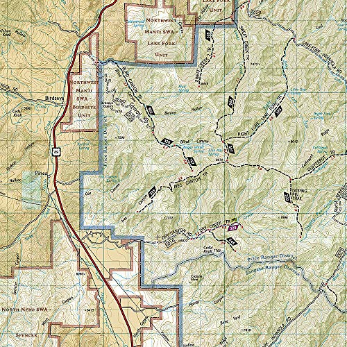 Wasatch Front South Map (National Geographic Trails Illustrated Map, 701)