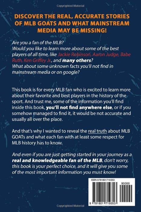 Baseball Biographies for Kids: The Most Complete and Accurate Collection of Inspiring Stories from the Best MLB Players of All Time