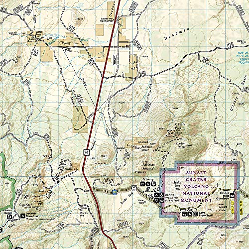 Flagstaff, Sedona Map [Coconino and Kaibab National Forests] (National Geographic Trails Illustrated Map, 856)