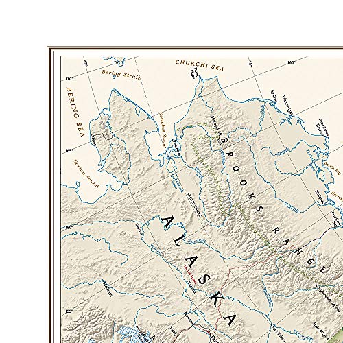 National Geographic Canada Wall Map - Executive (38 x 32 in) (National Geographic Reference Map)